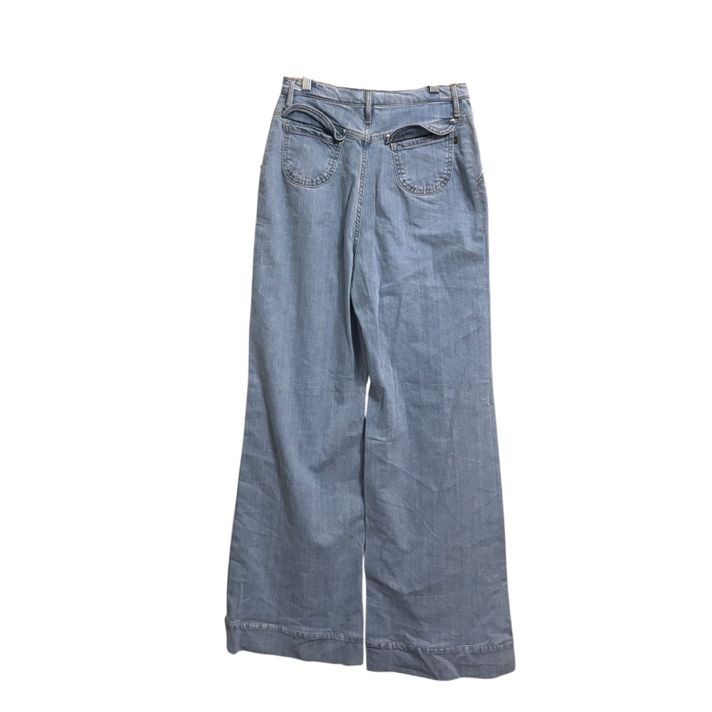 KATHARINE HAMNETT Sz 29 Light wash ANITA HIGH RISE FLARE Wide leg JEANS - Picture 5 of 7